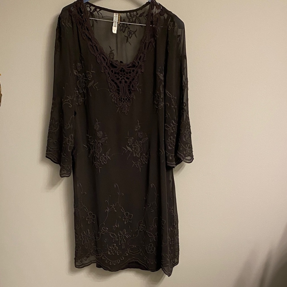 Grey Long Sleeve Dress